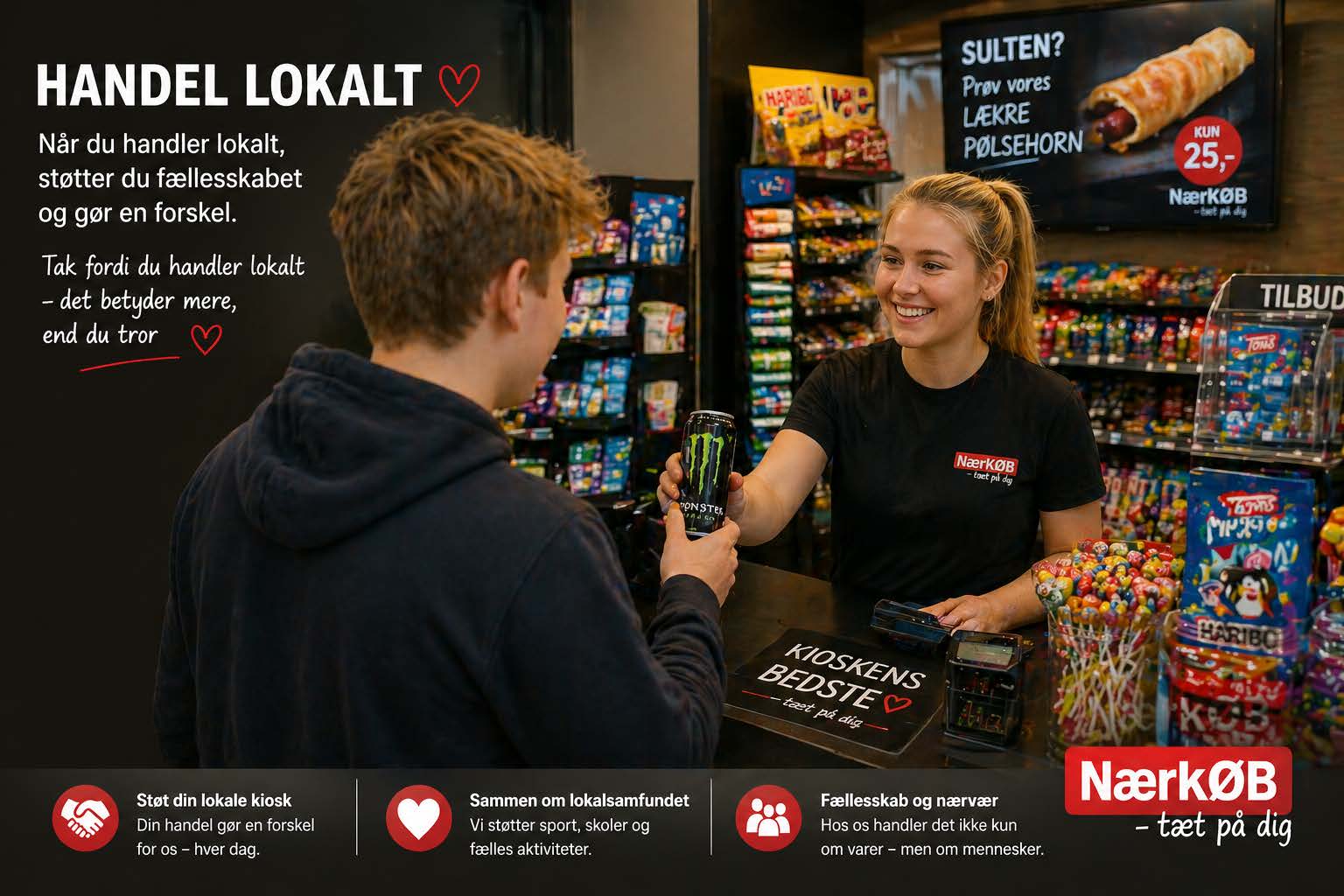 ❤️ Lokal opbakning = lokale butikker
