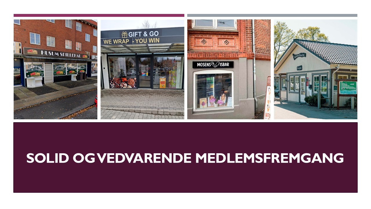 Vi tiltrækker nye butikker og gennemfører succesfulde ejerskifter, hvilket skaber vækst i kæden.