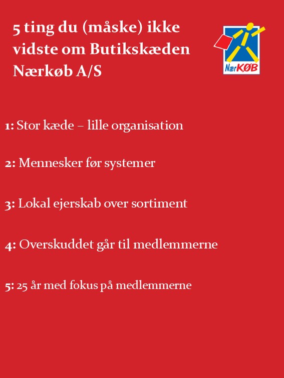 5 ting du (måske) ikke vidste om Butikskæden NærKØB A/S